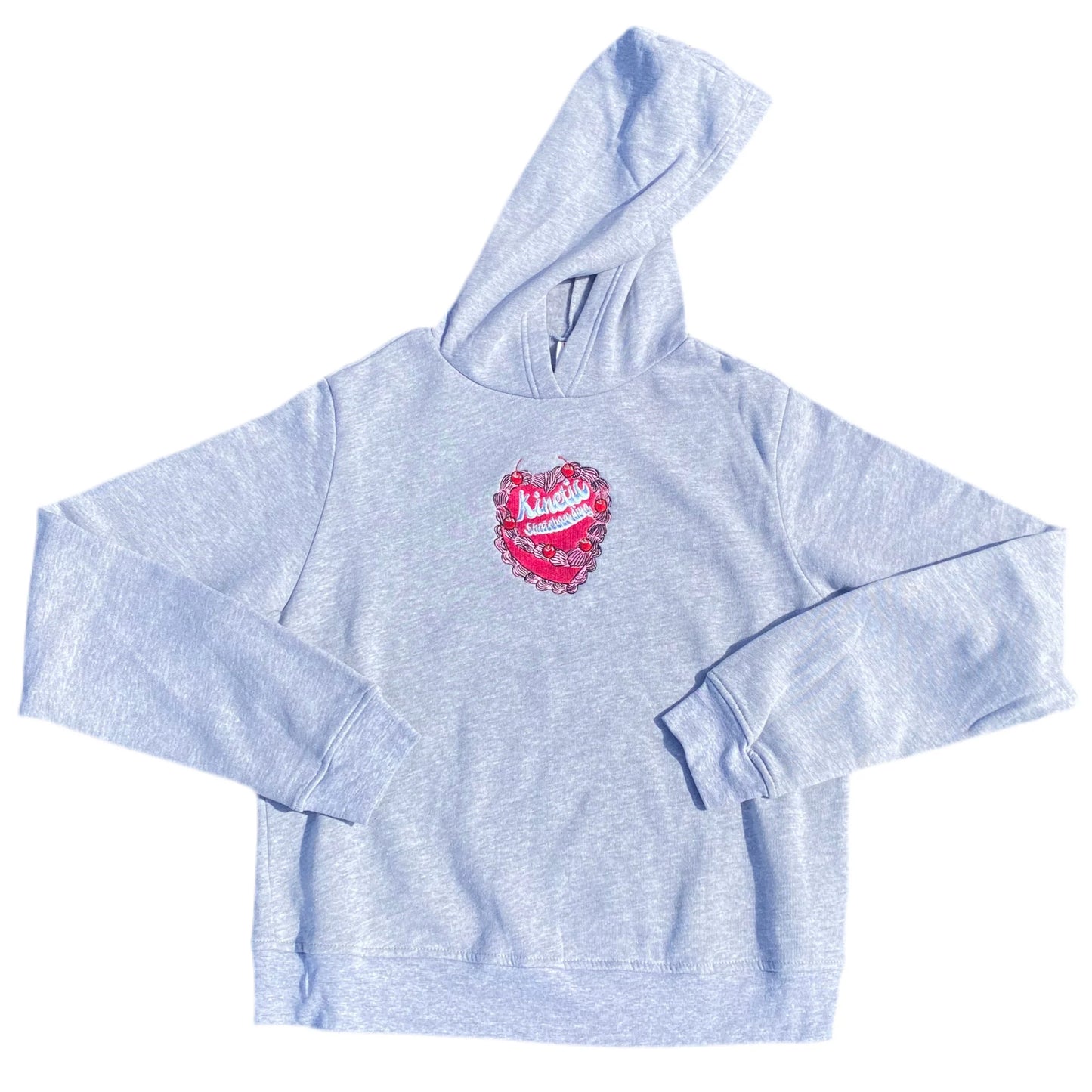 Kinetic CAKE Womens Hoodie Heather Grey