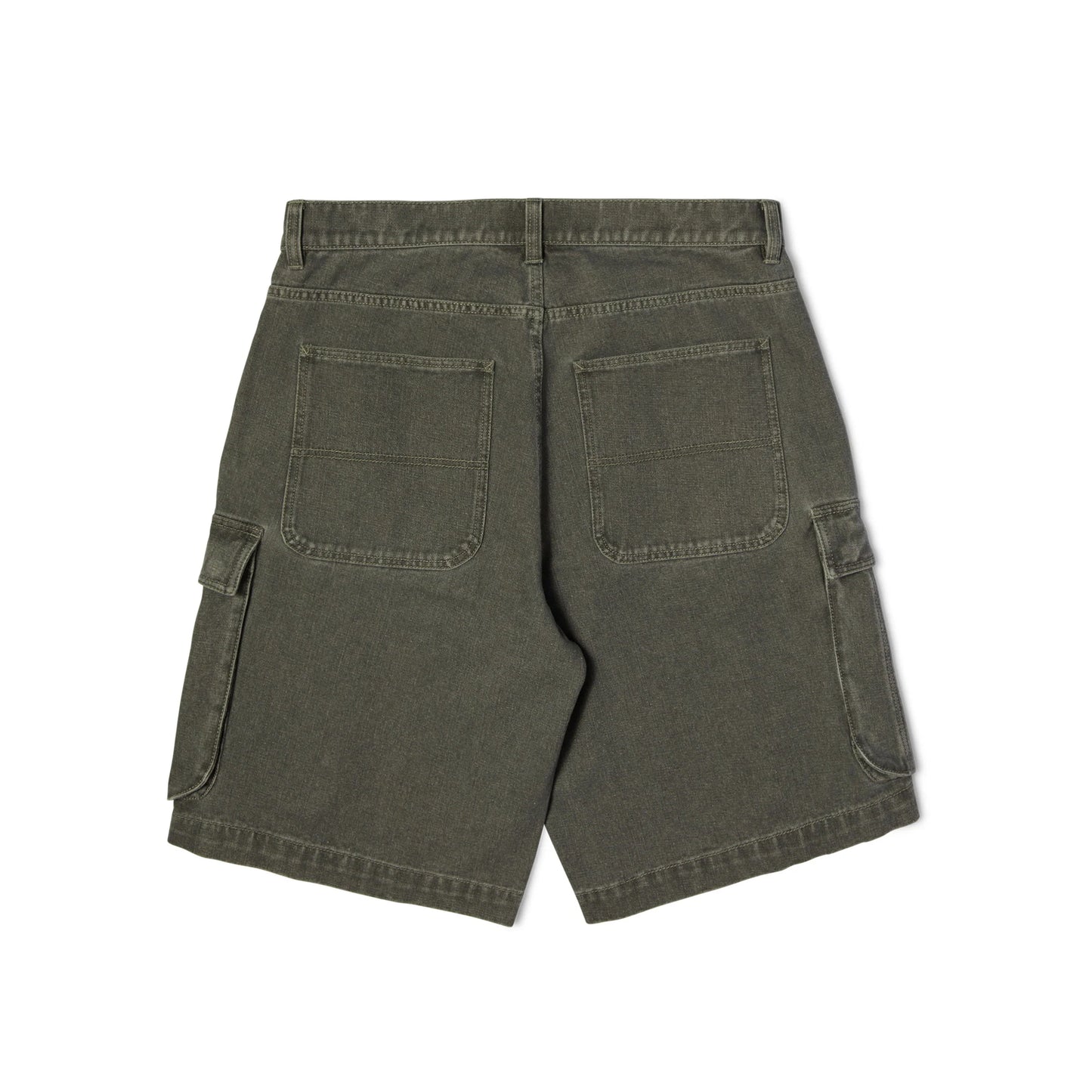 HUF Oval Denim Cargo Shorts Frost Gray