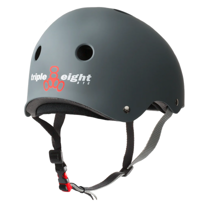 Triple Eight Certified SweatSaver Helmet Carbon Matte