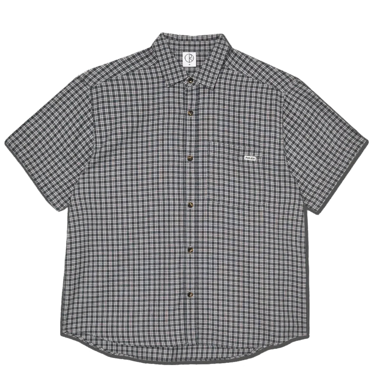 Polar Skate Co Mitchell Shirt Petrol Bordeaux
