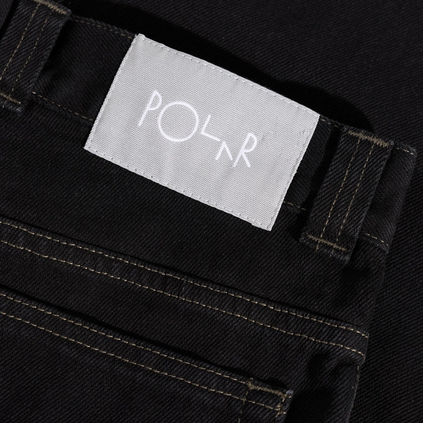 Polar 93 Contrast Stitched Pants Black Dark Olive