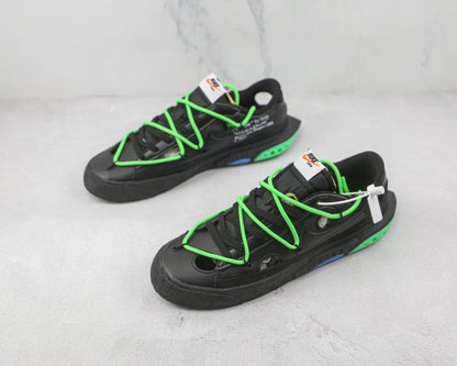 Nike Blazer Low Off White Black Electro Green