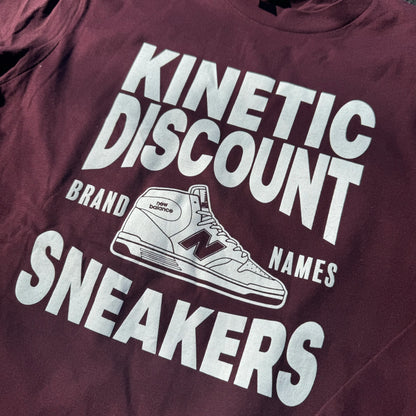 Kinetic Discount Sneaks Long Sleeve Tee Maroon