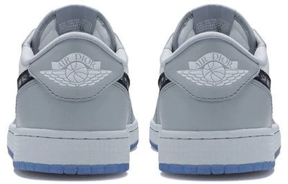 Air Jordan 1 Low x Dior White Grey