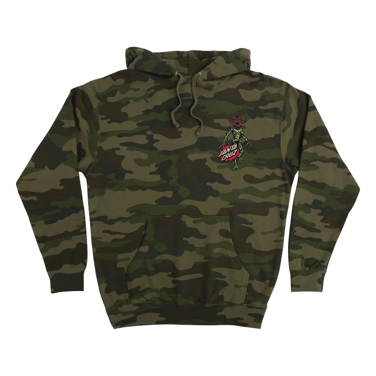 Santa Cruz x Stranger Things Demogorgon Dot Hoodie Dark Camo