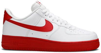 Force 1 Low White Red Midsole