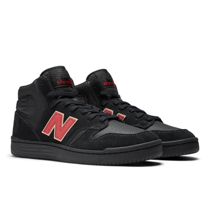 New Balance Numeric X Chocolate 480 High Black Red