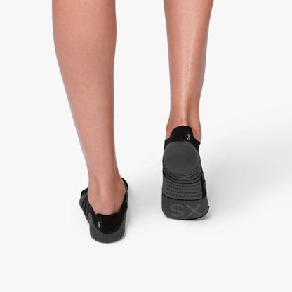 Women's Low Sock in Black Shadow