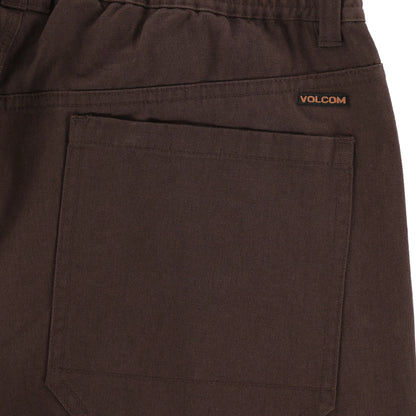 Volcom Chillow Pleated EW Pants Cacao