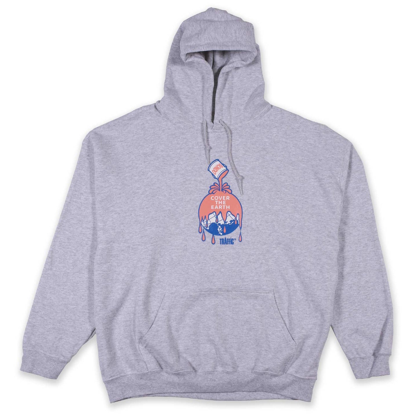 Traffic Cover the Earth Hoodie Heather Grey