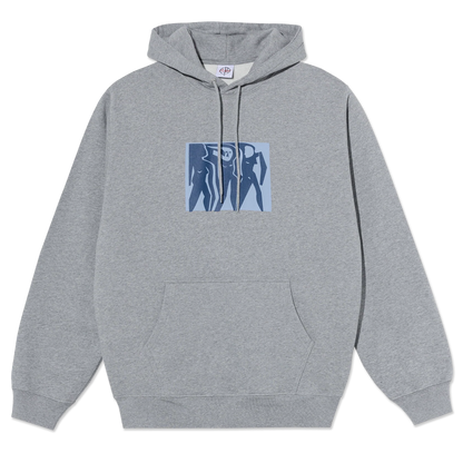 Polar Cut Outs Dave Hoodie Heather Grey