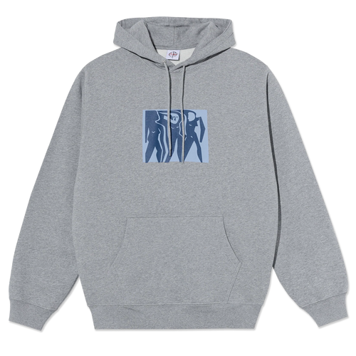 Polar Cut Outs Dave Hoodie Heather Grey