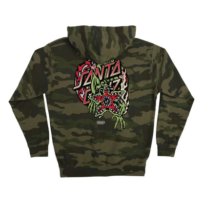 Santa Cruz x Stranger Things Demogorgon Dot Hoodie Dark Camo