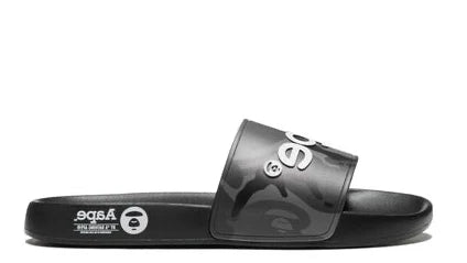 AAPE Black Camo Slides