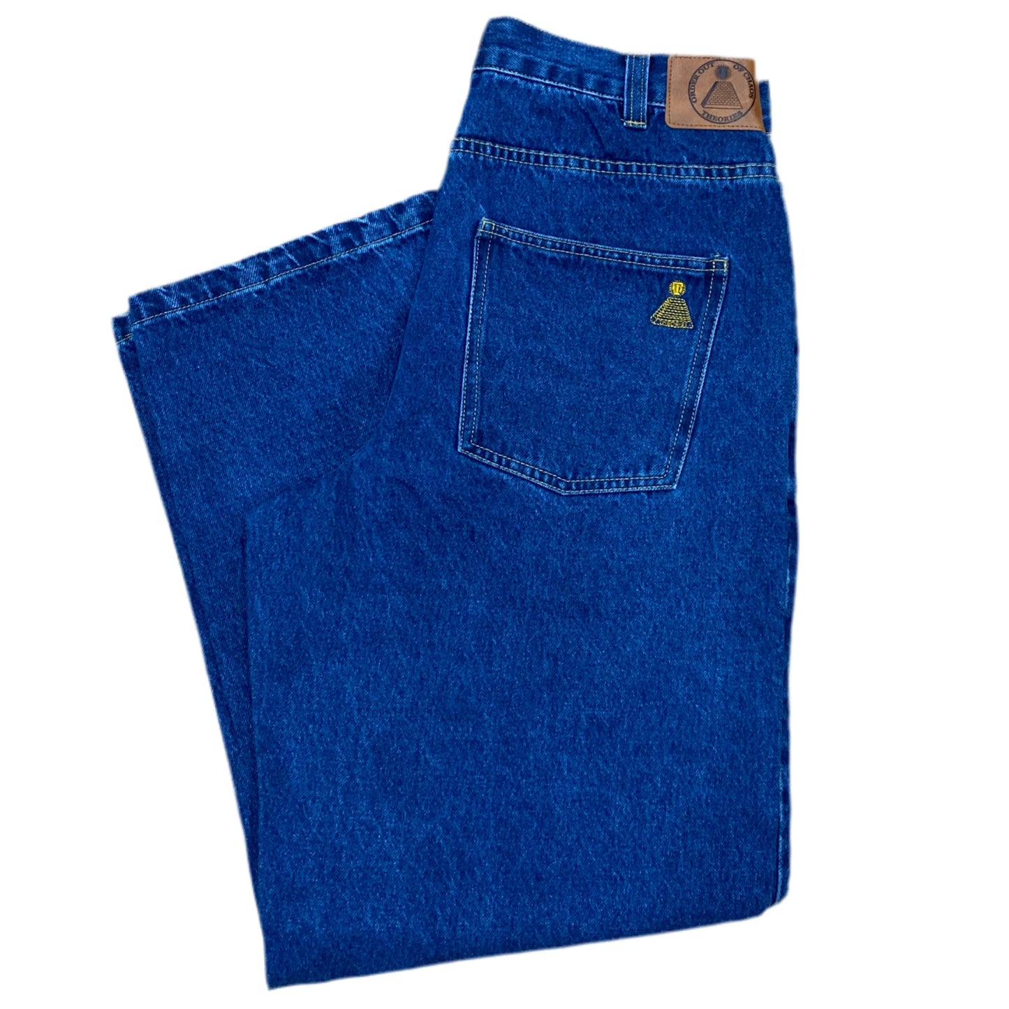 Theories Scribble Jeans Washed Blue