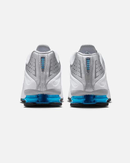 Shox R4 Metallic Silver/Blue
