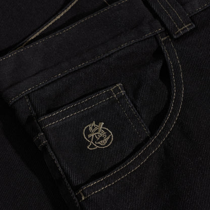 Polar 93 Contrast Stitched Pants Black Dark Olive
