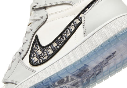 Dior x Air Jordan 1 High OG White Wolf Grey