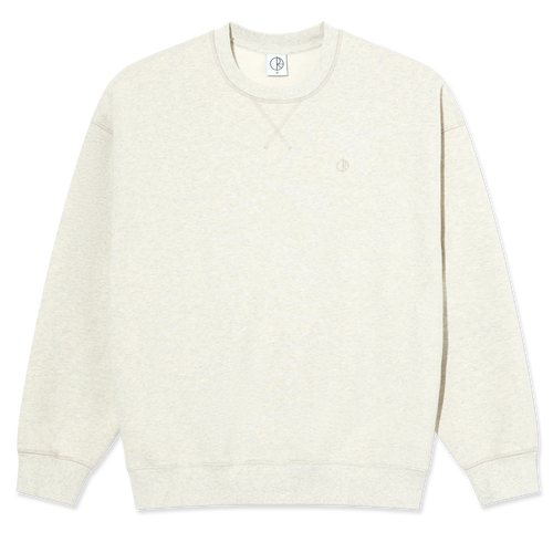 Polar Frankie Crew Neck Ivory Grey Melange