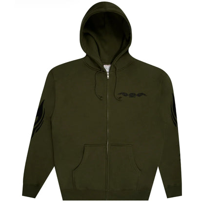 Sci Fi Fantasy Origin Zip Hoodie Sage