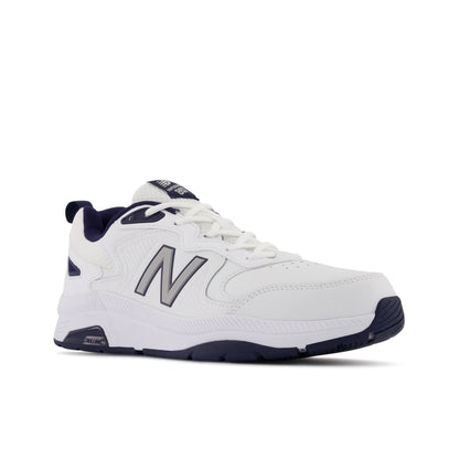 Men's MX857v3 in White with Navy and Rain Cloud