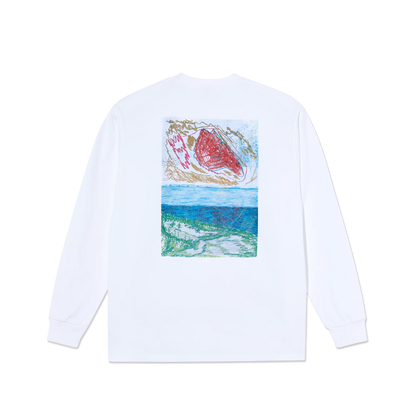 Polar Skate Co Dunes Long Sleeve White