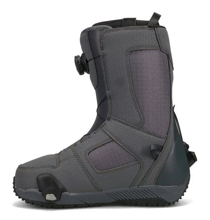 DC Mens 2026 Phase BOA Pro Step On Snowboard Boots Dark Grey