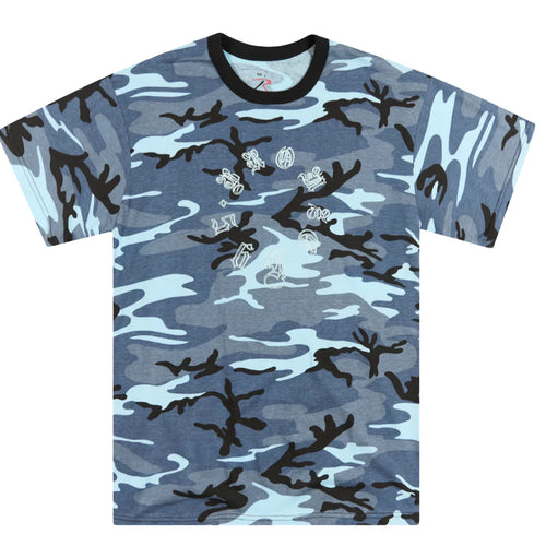 Bronze 56K Old E Spiral Tee Blue Camo