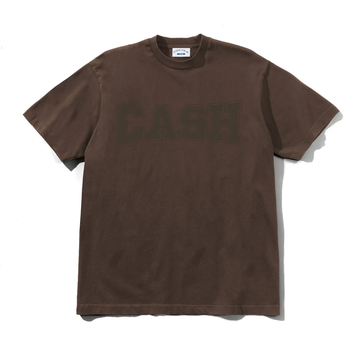 Cash Only Campus T Shirt Washed Brown