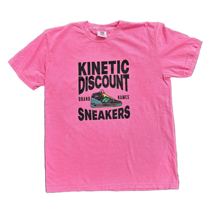 Kinetic Discount Sneaks T Shirt Pink
