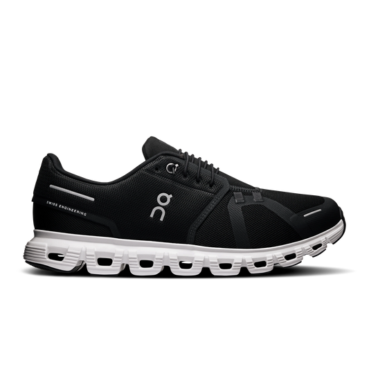 Men's Cloud 6 Wide in Black/White