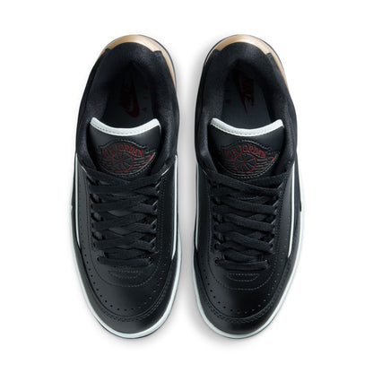 Women's  2 Retro Low - "Black/Varsity Red"