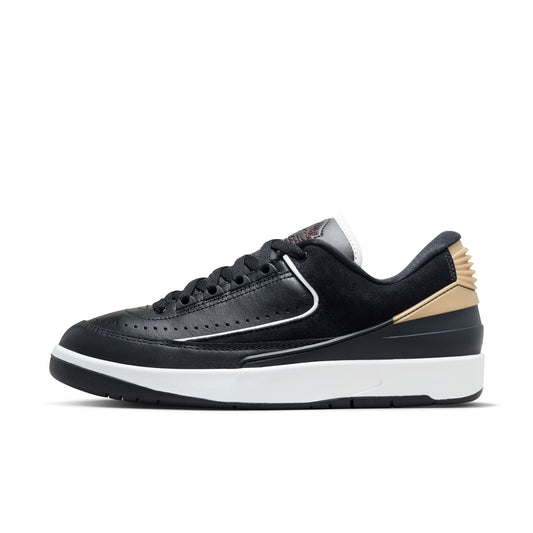 Women's  2 Retro Low - "Black/Varsity Red"
