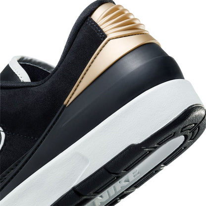 Women's  2 Retro Low - "Black/Varsity Red"