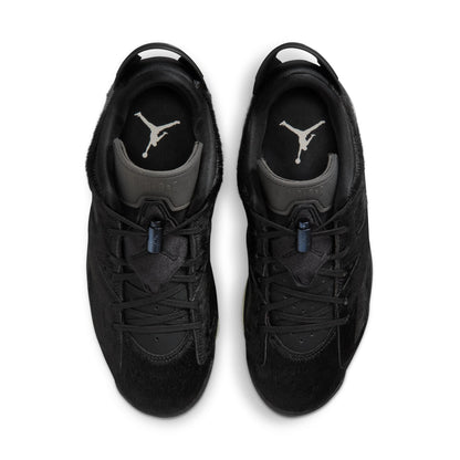 Women's  6 Retro Low - "Black Pony Hair"