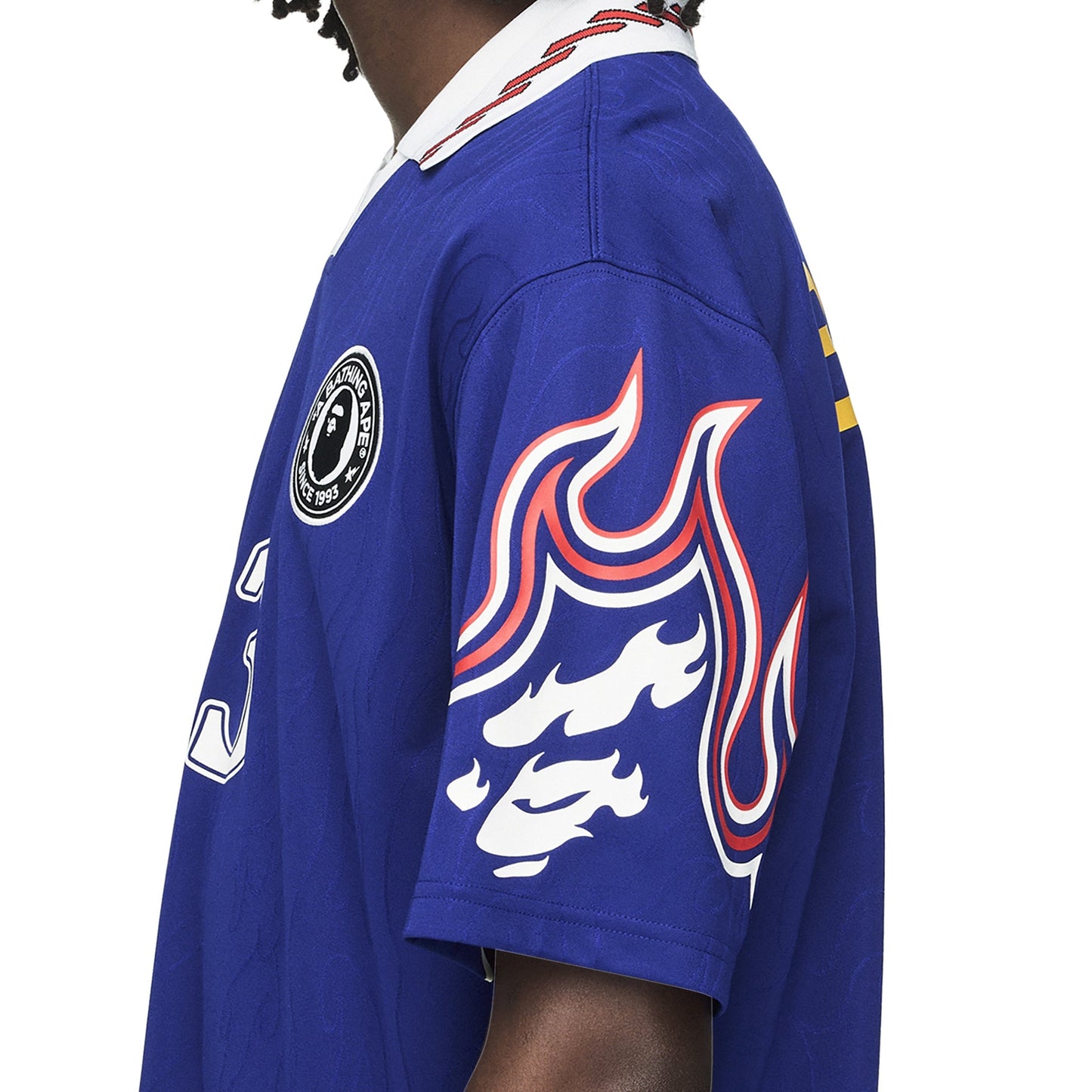 x Bape Short Sleeve Flame Jersey