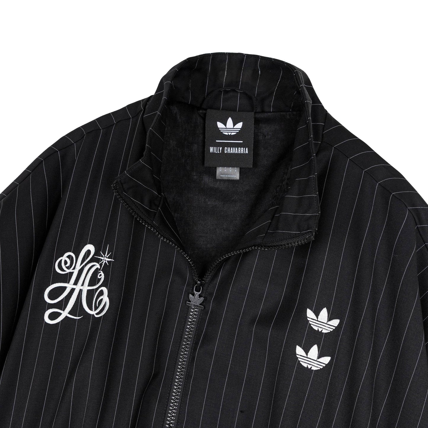 x Willy Chavarria Pinstripe Track Jacket