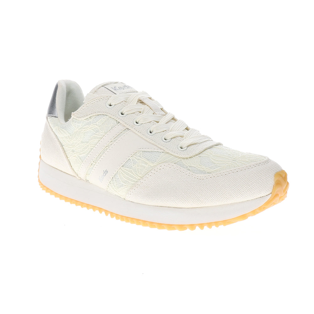 Rena Floral Lace Lace Up Sneakers