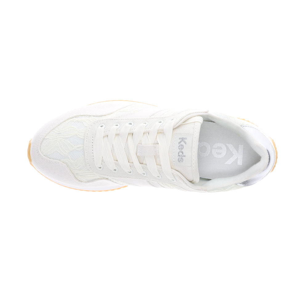 Rena Floral Lace Lace Up Sneakers