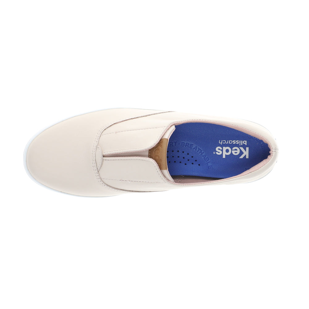 Champion Round Toe Leather Slip On Sneakers