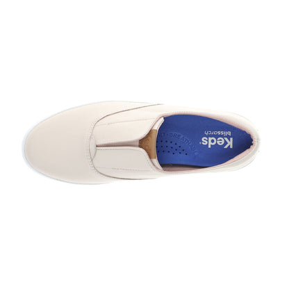 Champion Round Toe Leather Slip On Sneakers