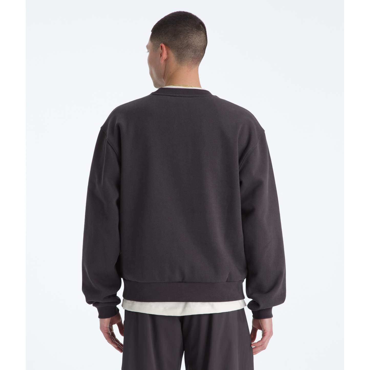 Men's Red Box Crew in Obsidian