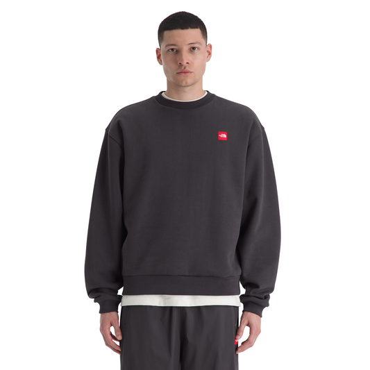Men's Red Box Crew in Obsidian