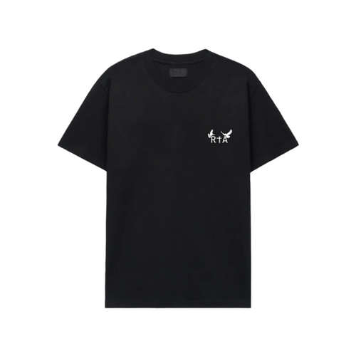 RtA Colin Oversized Doves SS Tee - Black
