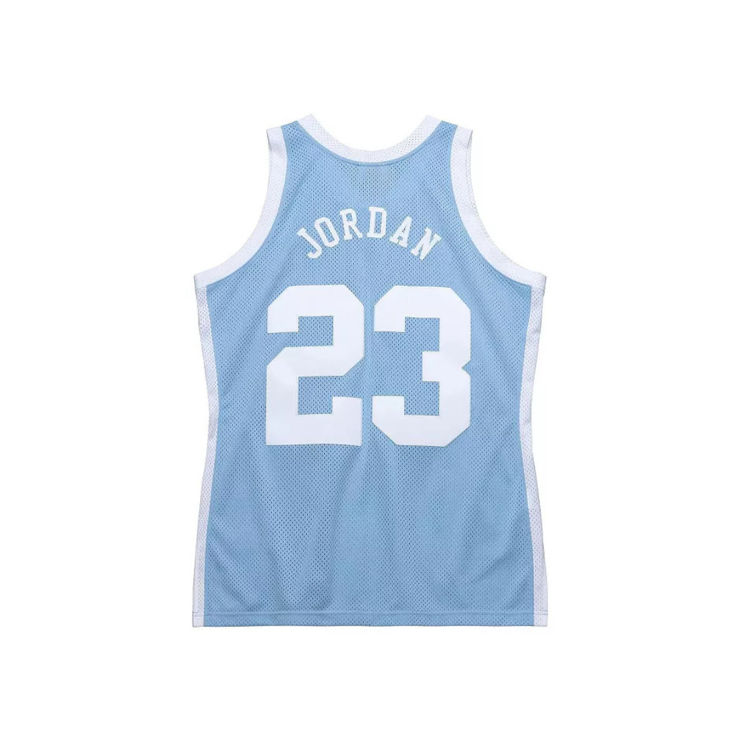 Mitchell & Ness Carolina Blue Michael  1983-84 Jersey - Light Blue