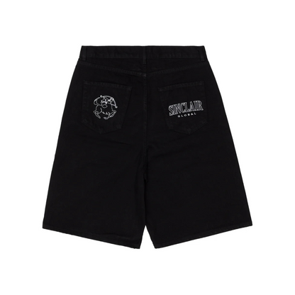 Sinclair Denim Shorts - Black