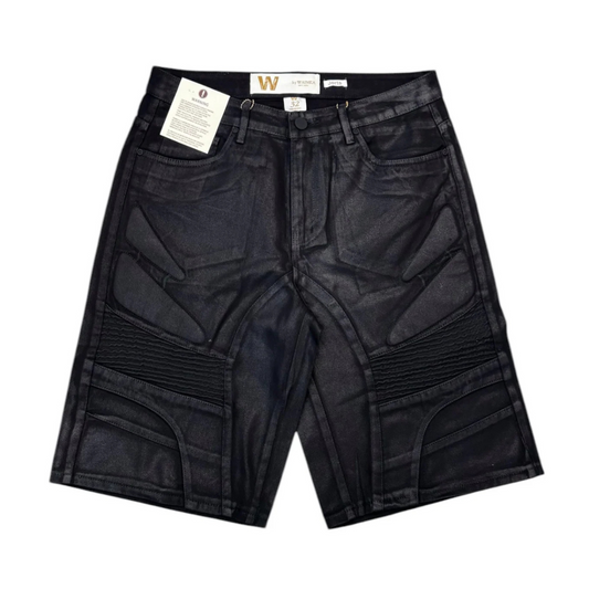 Waimea Waxed Jorts - Washed Black