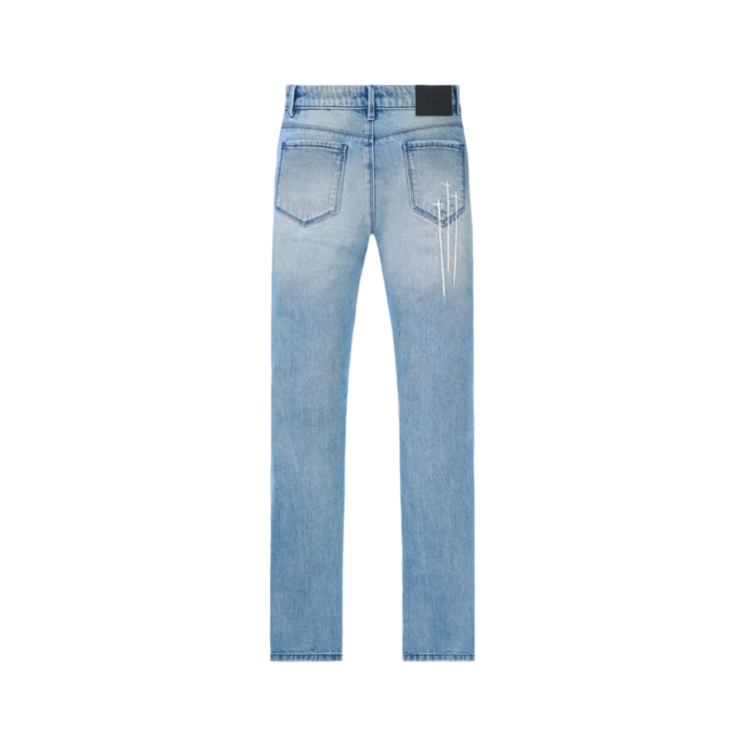 RtA Triple Cross Denim - Blue Haze