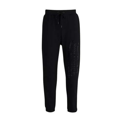 Von Dutch Rhinestone Logo Jogger - Black