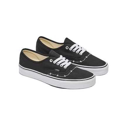 Men's Vans Authentic Barbed - "Black/White"